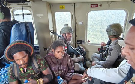 Kepolisian Udara Polri Perkuat Dukungan Kemanusiaan dalam Operasi Damai Cartenz 2026